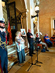 Un momento della Cerimonia civile